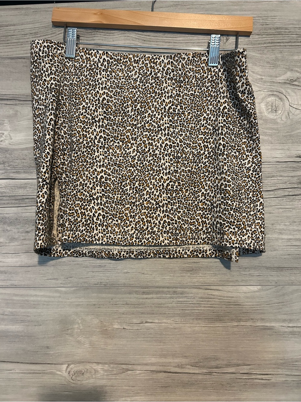 American Eagle Outfitters Leopard Print Mini Skirt - Brown and Black
